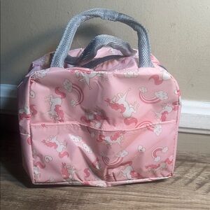 Pink Unicorn Lunch Bag